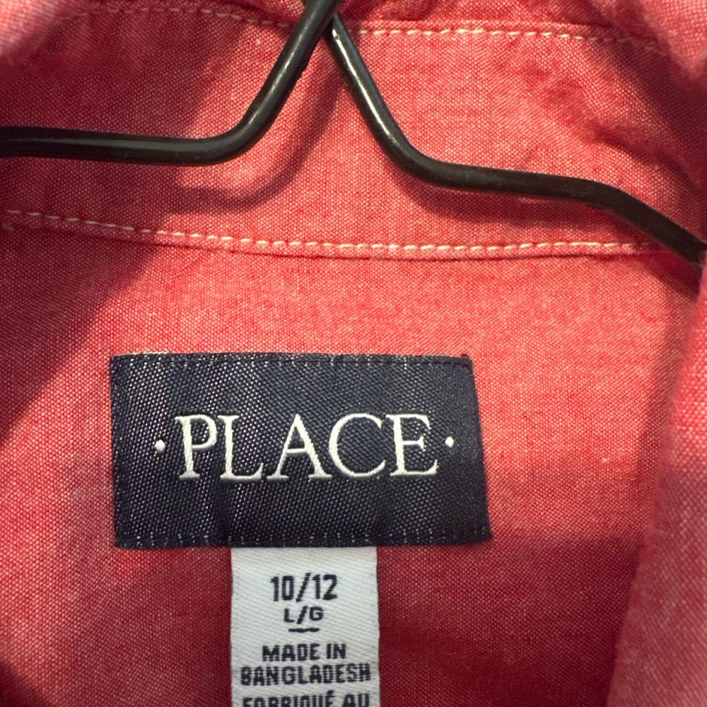 The Children's Place Red Button Down Shirt